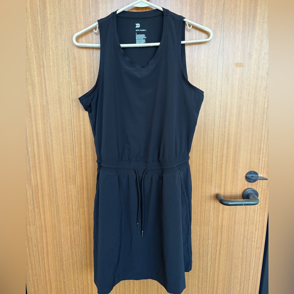 Women’s All In Motion Active Light Travel Dress - black- small